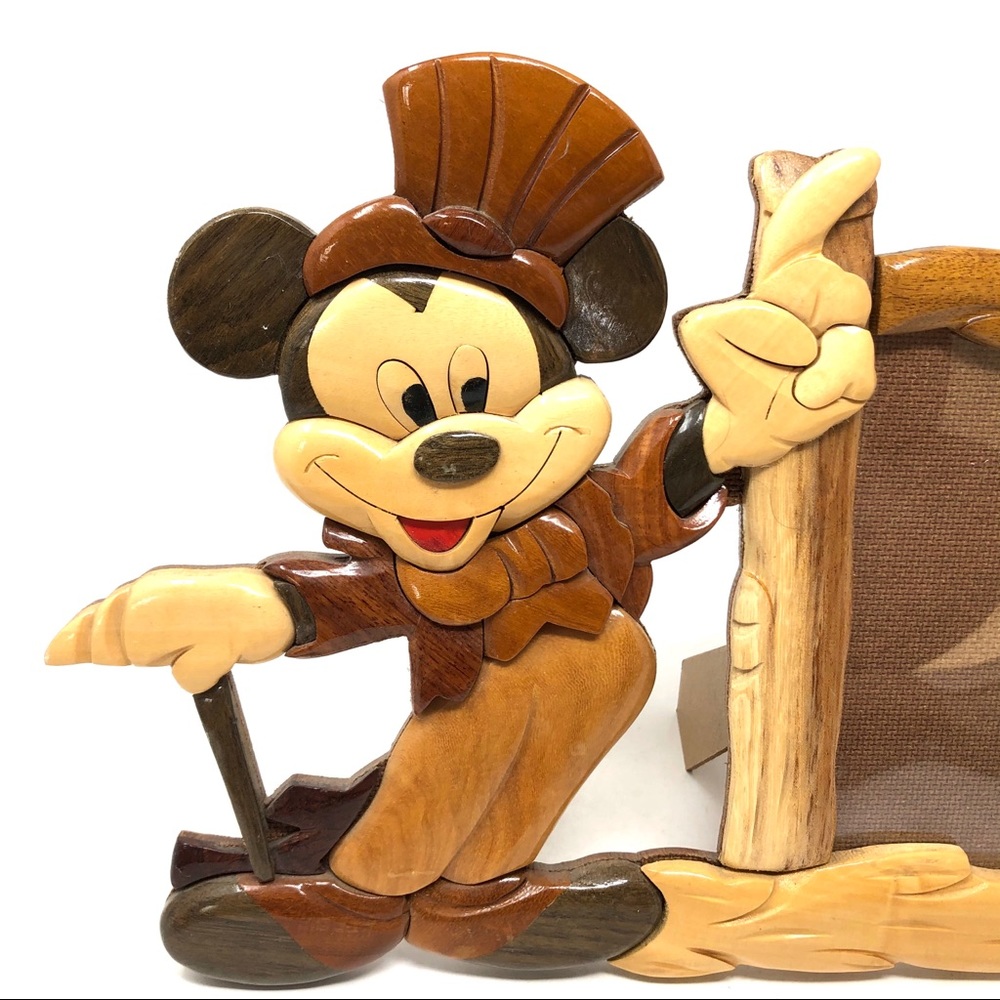 MICKEY MOUSE picture frame, approx 4”x6” - Picture 3 of 8